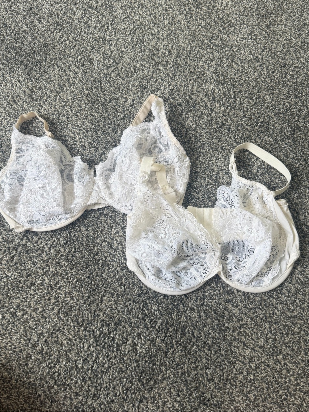 White Lace Underwire Bra - Women Intimates & Sleepwear set of 2